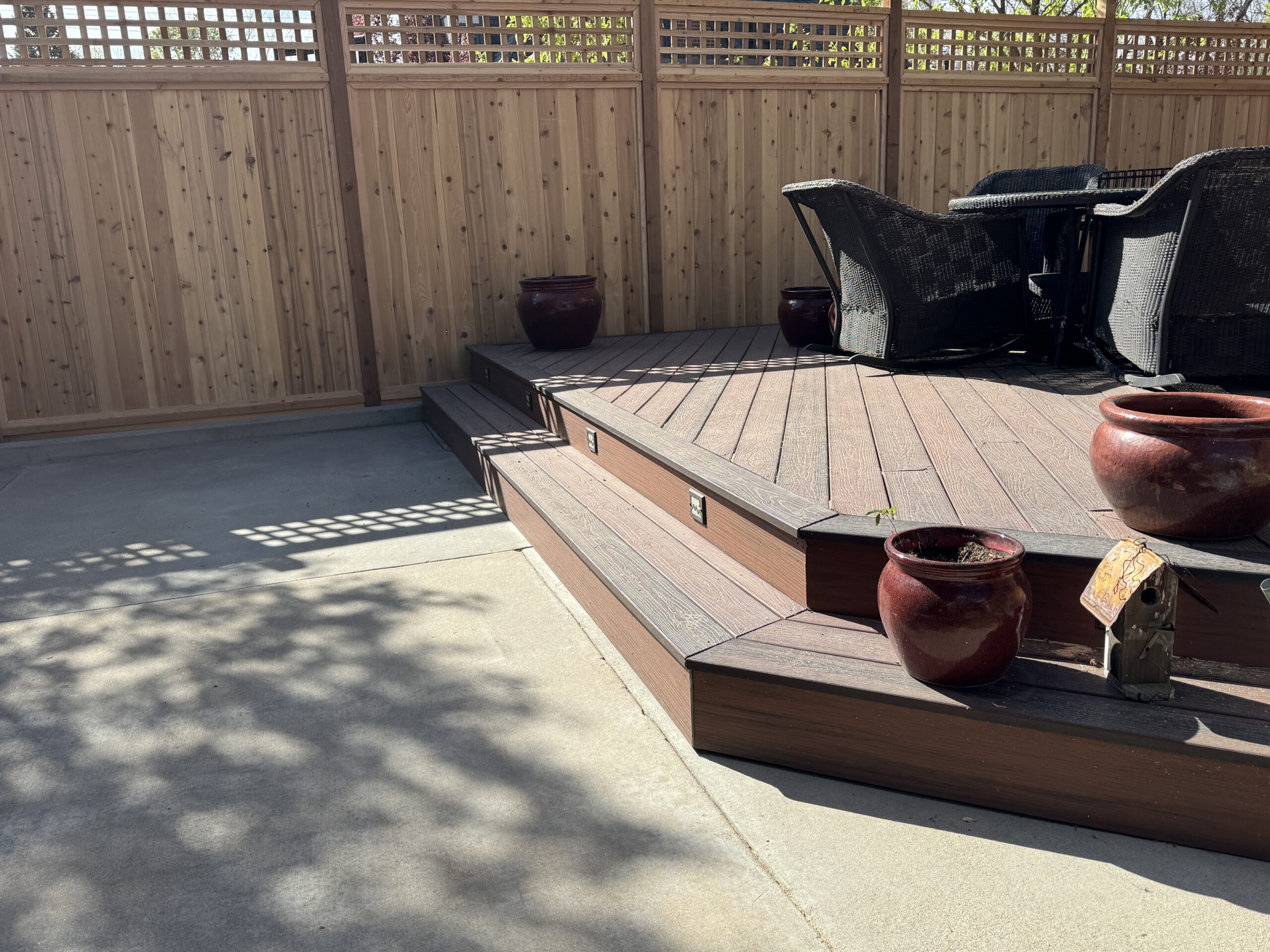 Tongue and Groove Custom Cedar Fence