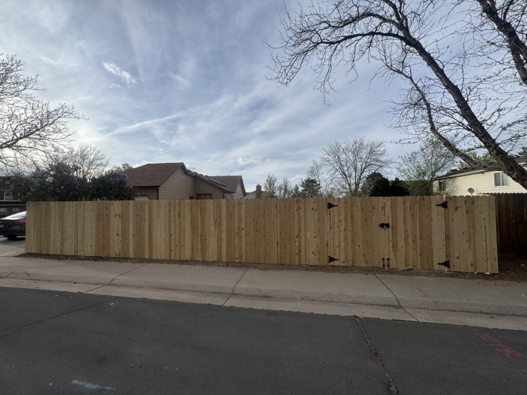 STD 6ft Cedar Dog Ear Privacy Fence
